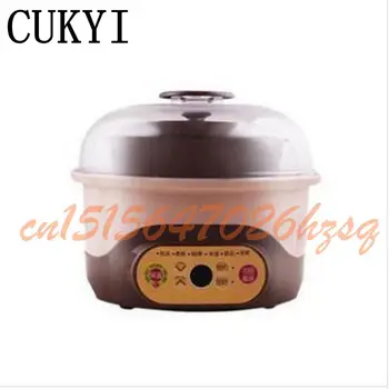 

CUKYI 1-2L Multifunctional cooker electric 150W Slow Cookers Purple clay water proof stewpan cooking gruel Health slow cooker