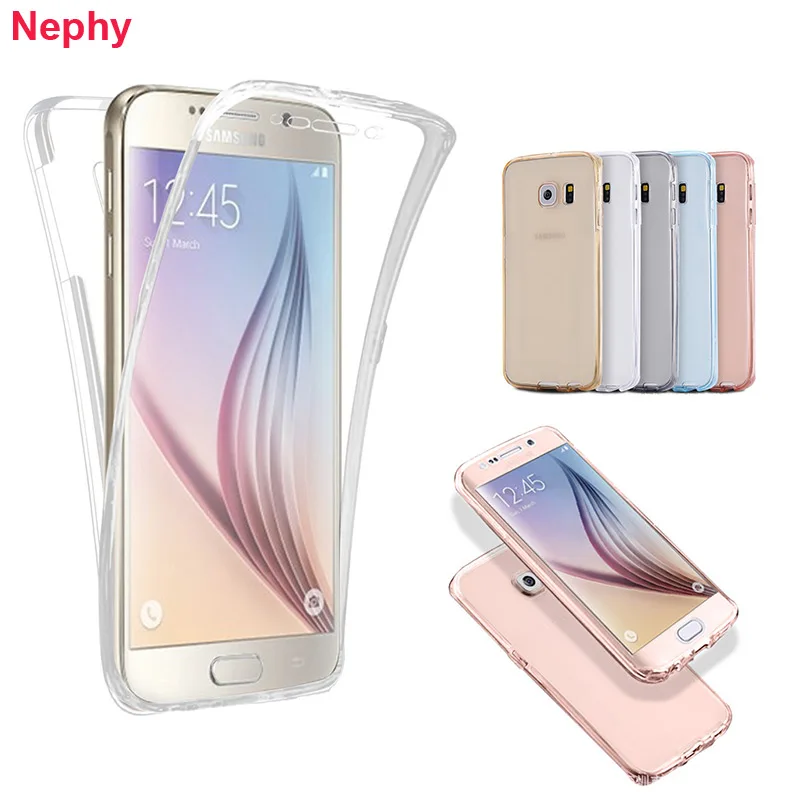 

360 Full Soft Silicon Case For Samsung galaxy J7Neo Nxt Core J5 Prime J3 Pro J1 J4 J6 J8 2015 2016 2017 2018 Note 3 4 5 8 Note 9