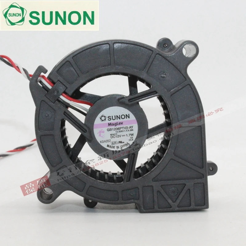 Новый SUNON GB1206PTV2-AY 6025 12 в 1,2 Вт 6 см турбины турбо проектор Вентилятор охлаждения