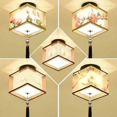 

New Chinese style of Chinese wind Led ceiling lights plafond lamp for home living room lights ceiling light fixture circular
