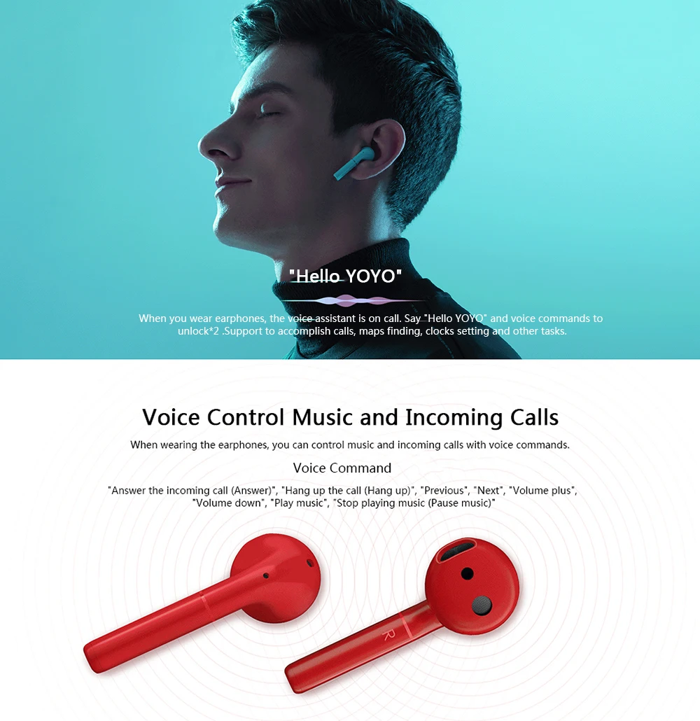 Honor FlyPods Pro Беспроводной наушники Bluetooth 5,0 Водонепроницаемый наушники Bluetooth наушники Hi-Fi наушники с микрофоном CM-H2