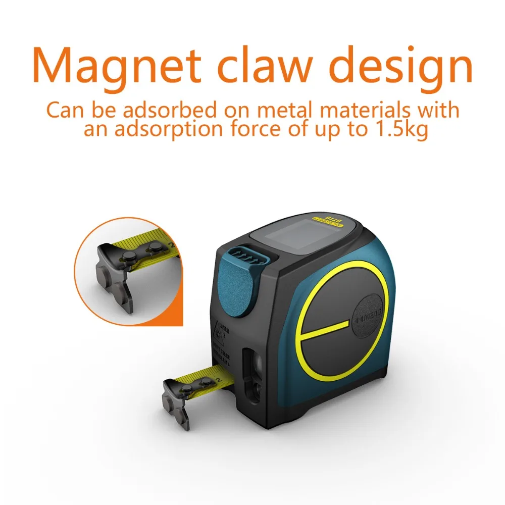 DTAPE DT10 laser distance meter range finder 40M laser tape measure digital retractable 5m laser rangefinder Ruler Survey tool