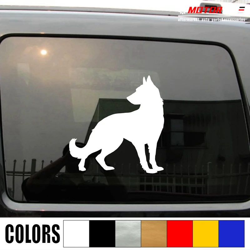 

German Shepherd Dog Decal Sticker Car Vinyl K9 Police pick size color