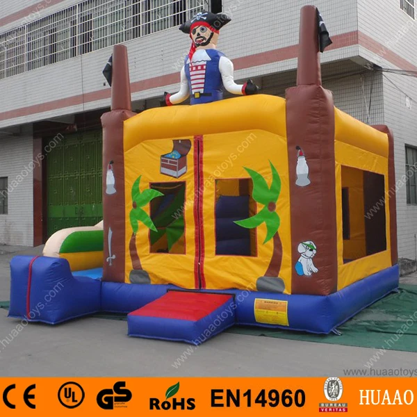 

Commercial 5*5m Pirate Boat Inflatable Bouncer Castle with Slide and CE Blower