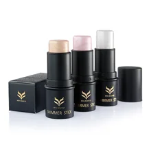 3D maquillaje Highlighter Contorno Bronceador Bronceador Luz Luz Stick Brighten Corrector Cosmético de 3 colores