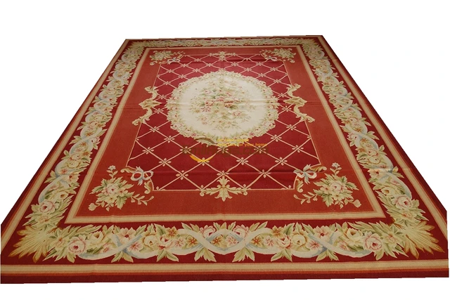 529red 6x9 9x12 So Beautiful Handmade French Aubusson Design 529red 6x9 9x12 So Beautiful Handmade French Aubusson Design Gorgeous Needlepoint Rug Gc8aubyg13