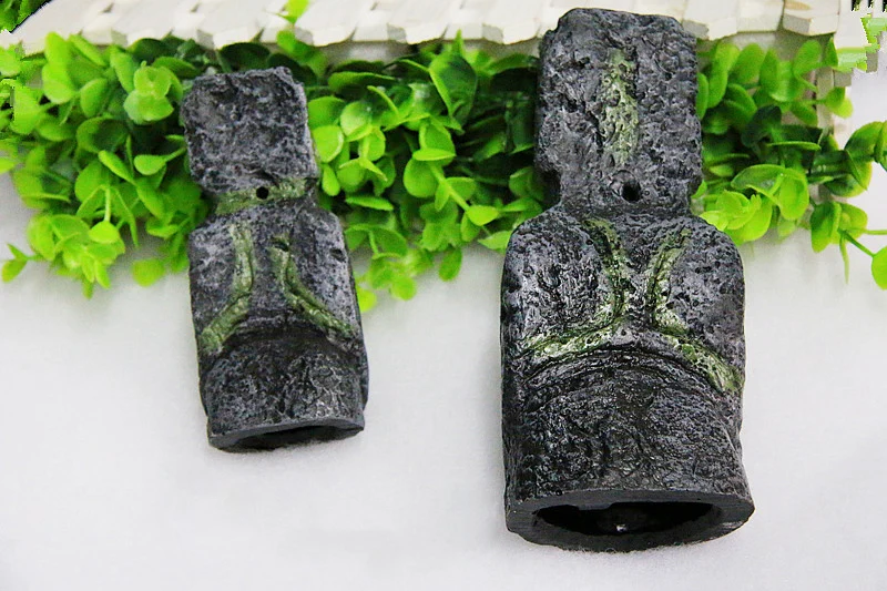 Большой подарок 1 шт. статуя с горы Пасхи Moai украшение для дома аквариумный