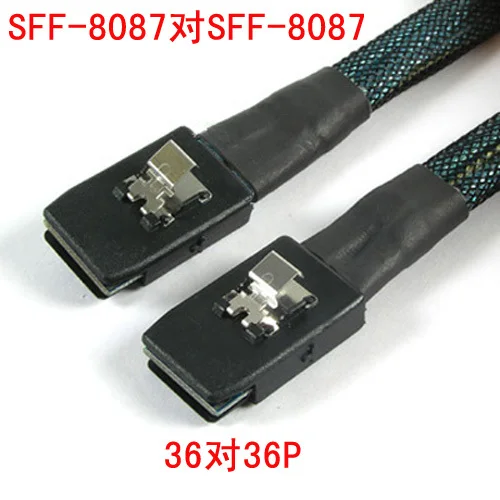 

70cm Internal Mini SAS 36Pin SFF-8087 to Mini SAS 36pin SFF-8087 Server Hard Disk Raid Data Cable