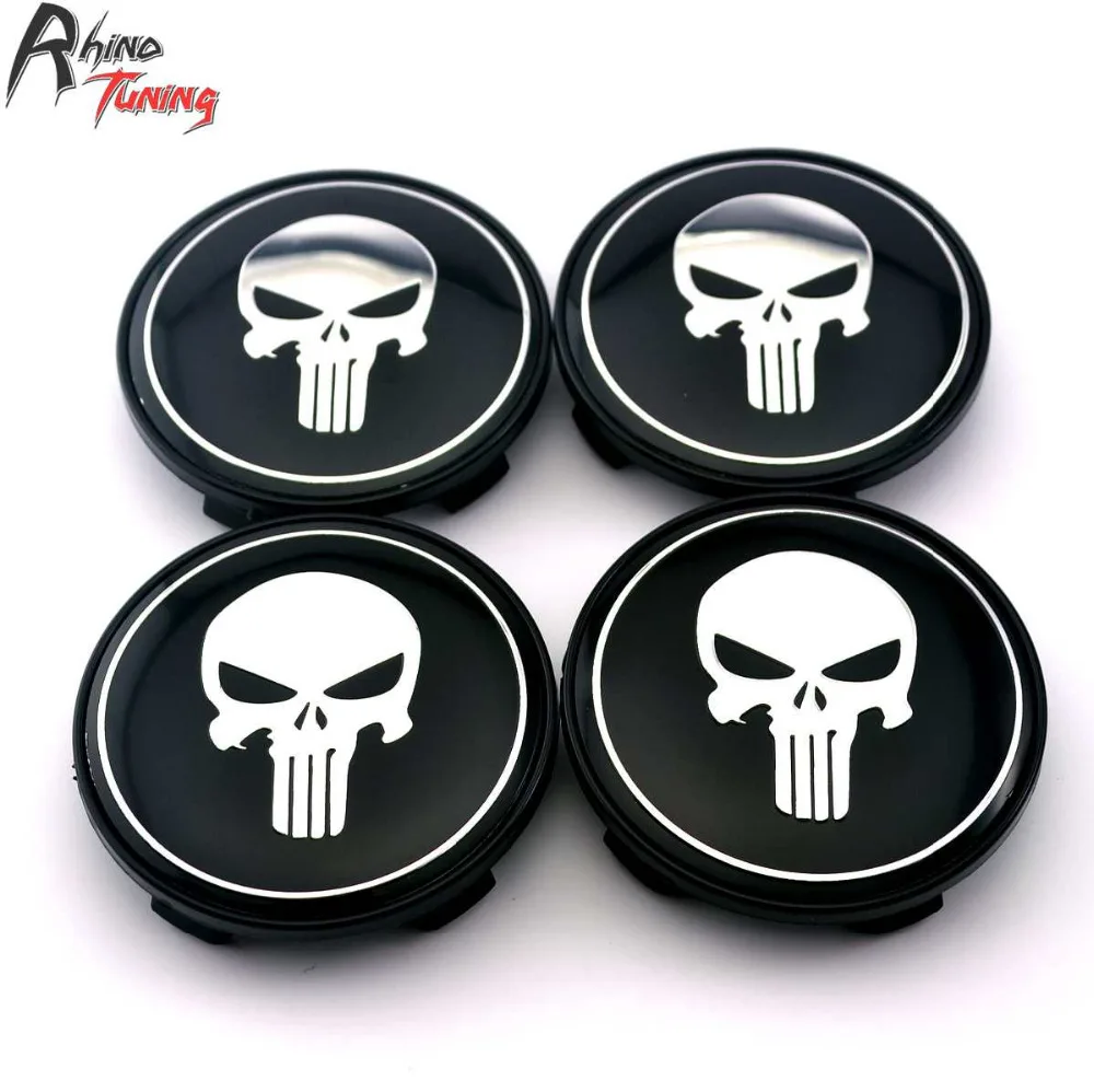 

4pcs 69mm 64mm Car Wheel Center Caps For Rims Skull Emblem For E46 E36 E68 E70 E81 E82 Auto Hub Cap