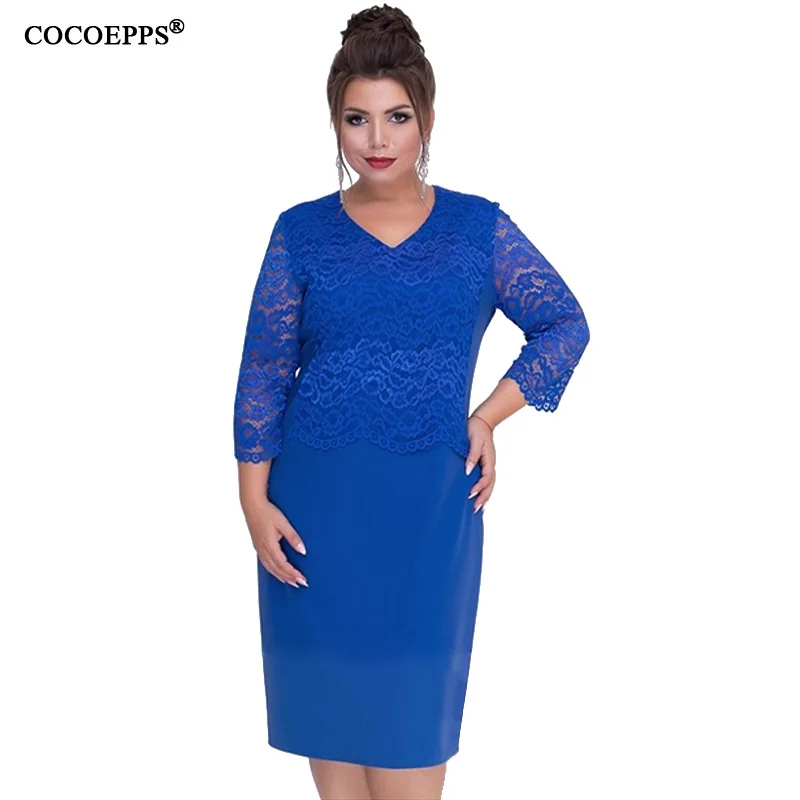 2019 Winter Large Size Lace Women Dress 6xl Bodycon v Neck Party Dress Big Size Office Work Dress Plus Size Dress 5xl vestidos 2019 Winter Large Size Lace Women Dress 6xl Bodycon v Neck Party Dress Big Size Office Work Dress Plus Size Dress 5xl vestidos