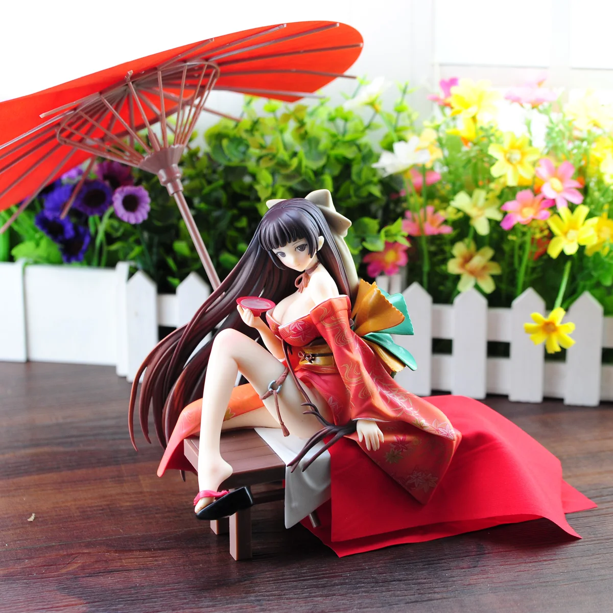 

Native Tony Geisha sakuran Invitation kimono Nakahara Tomoe 1/7 Scale Sexy Painted PVC Figure Collectible Model Toy 19cm