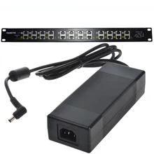 12 портов гигабитная мощность по Ethernet PoE инжектор для 802.3af/пассивных устройств 56v120w Источник питания: GPOE-12-56v120w