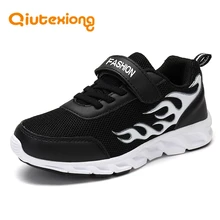 QIUTEXIONG Spring Autumn Kids Shoes For Boys Sneakers Children Shoes Breathable MD Anti-Slip Boys Casual Shoes School Sport Run
