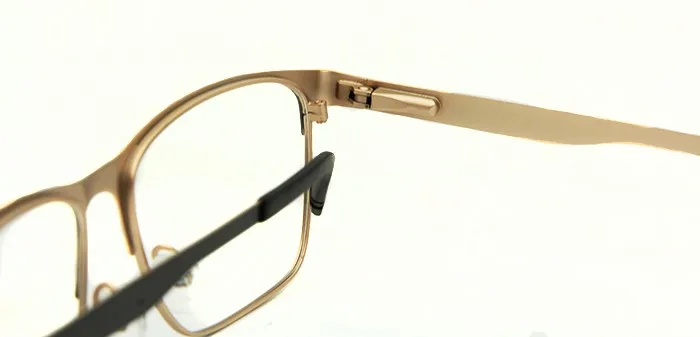 Оптовая продажа (10 шт./лот) высокое качество очки Рамки Для мужчин S Ясно Стекло Нержавеющая сталь глаз Очки Рамки S для Для мужчин