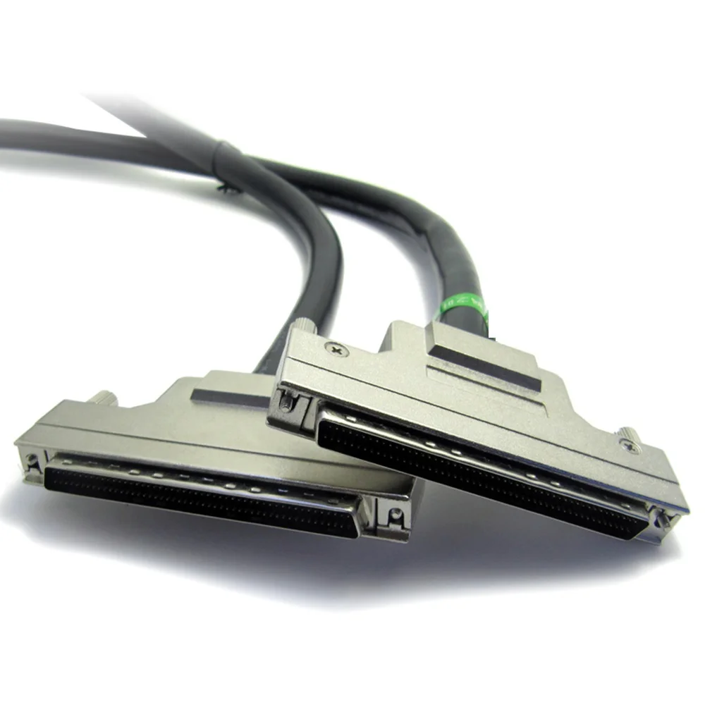 Iron Shell SCSI HPDB100 Cable HPDB 100 Pin Male to Male M/M Cable 100% High Quality Custom Length Iron Shell SCSI HPDB100 Cable HPDB 100 Pin Male to Male M/M Cable 100% High Quality Custom Length