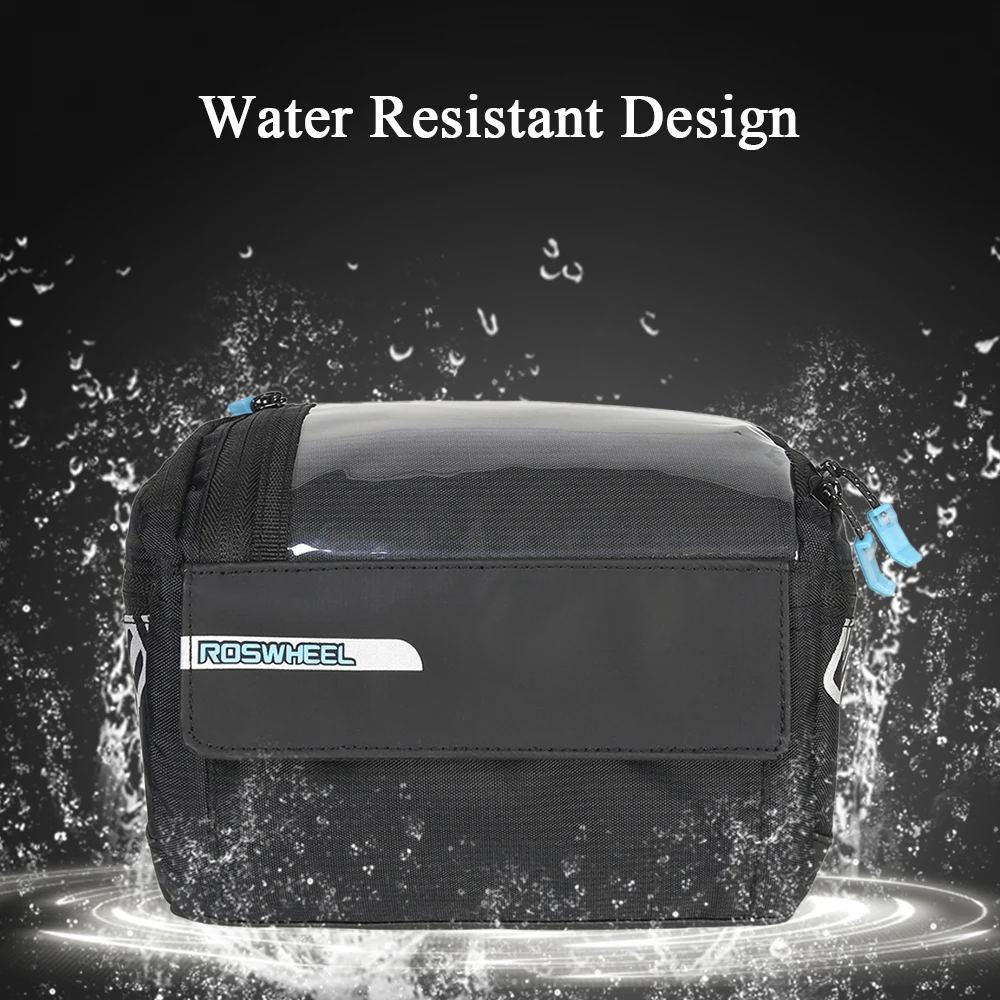 Perfect Multifunctional Bike Bag For Bicycle Cycling Handlebar Bag Basket For Bicycle Waterproof Front Tube Pocket Shoulder Pack 1