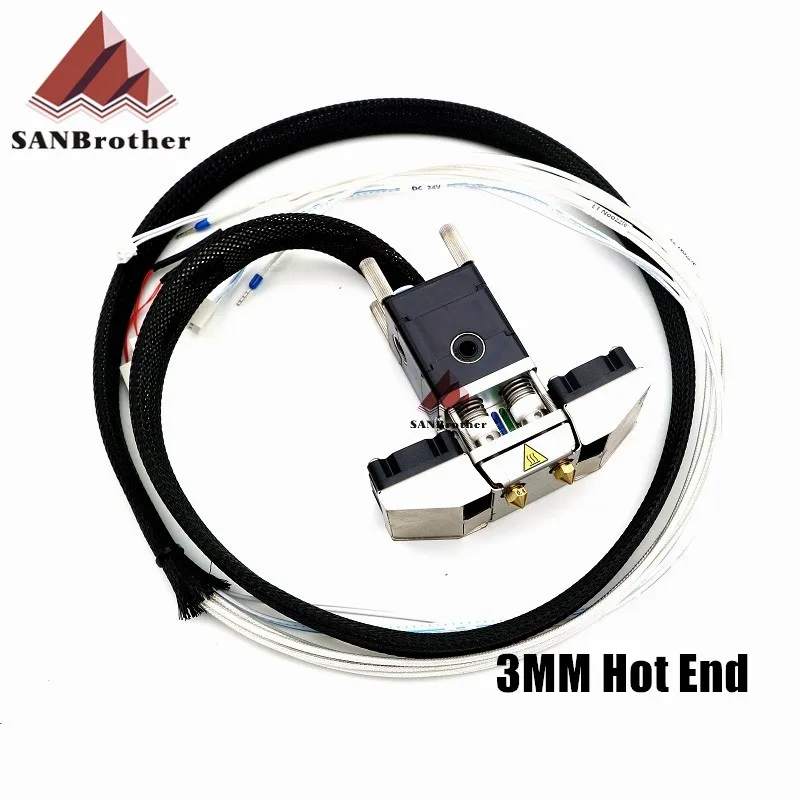 Новейшие 2017 части 3d принтера Ultimaker 2 + UM2 + расширенные двойные насадки Olsson блок Hotend Header 3,00 мм Система накаливания