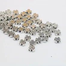 50 шт./пакет 7 мм металлический браслет из тибетского серебра крест Форма бусины Свободные Spacer Бусины Для Модные украшения делая Подвески на браслеты для ручного творчества