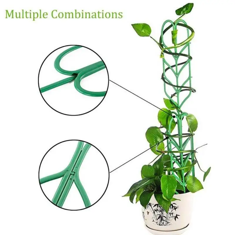 Садовая трельяга пластиковый цветок ротанга для альпинизма растения в горшках подставка для поддержки растений лозы овощи садовые инструменты