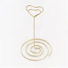 1 шт. сердце Форма провода Таблица место имя держателя карты Примечание фото клип свадебный