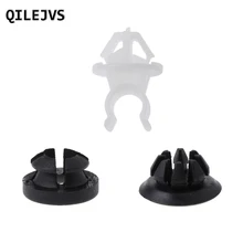 QILEJVS 10 pcs 91503-SS0-003 Hood Support Prop Rod Holder Clip For Honda Accord Odyssey Prelude