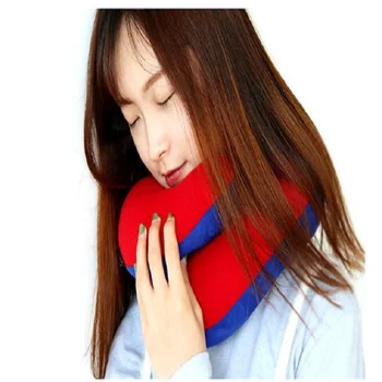 

UBRUSH comfoft travel pillow neck cushion portable ergonomic airplane office plane neck head rest nap Sleep Massage pillows