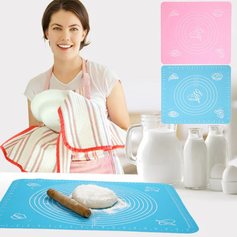

Superior qualityFashion Silicone Cake Dough Pastry Fondant Rolling Cutting Mat Baking Pad Baker ToolStylish