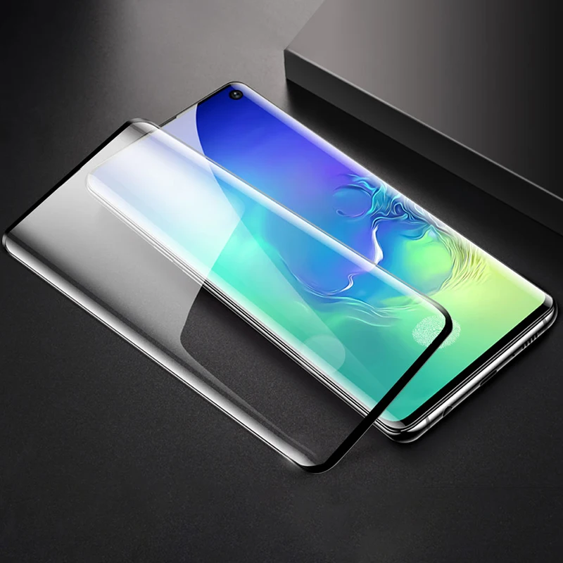 Keajor стекло для Samsung Galaxy S10 закаленное 3D Анти-Царапины полностью покрывает экран