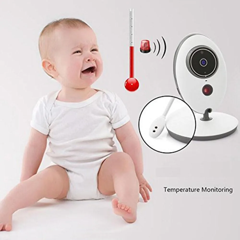  OWGYML Wireless Digital video baby monitor camera LCD Display VB605 two way talk back Surveillance 