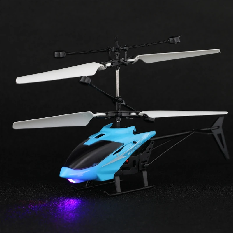 

Mini Drone Flying Helicopter Children's Toys LED Flash Infrared Induction Suspension Aircraft Children's Toy Helicopter - TOY153