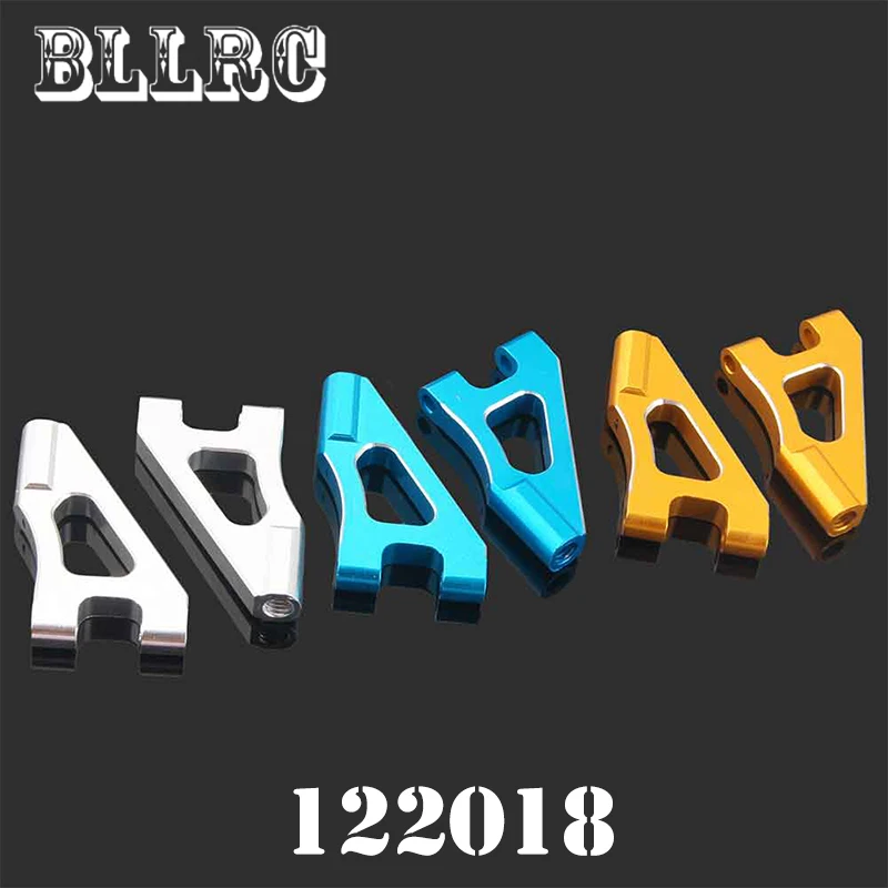 

2PCS RC car 1/10 HSP 122018 02147 HSP Part Aluminum Front Upper Suspension Arm gold 94122
