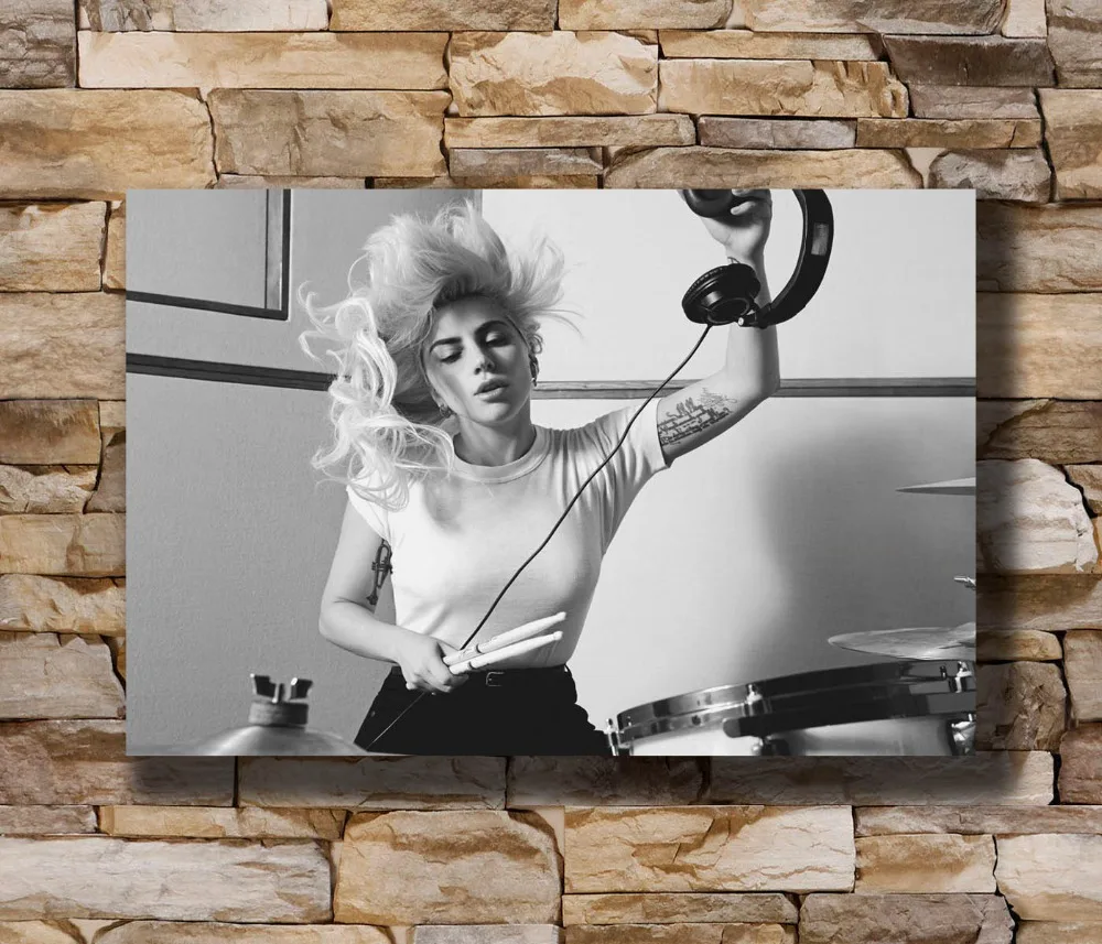 

N1759 LADY GAGA Joanne 2017 World Tour Music Star 8x12 20x30 24x36 Silk Poster Art L-W Canvas Print Decoration