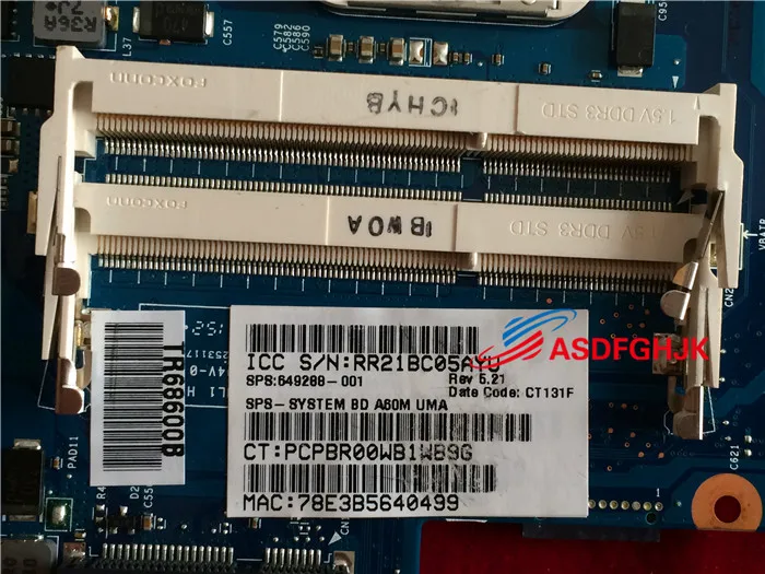 649288-001 para hp pavilion g6 soquete fs1