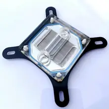 Intel cpu блок водяного охлаждения, водоблок 0,4 мм микрорезка микро водоблок 115x, 2011