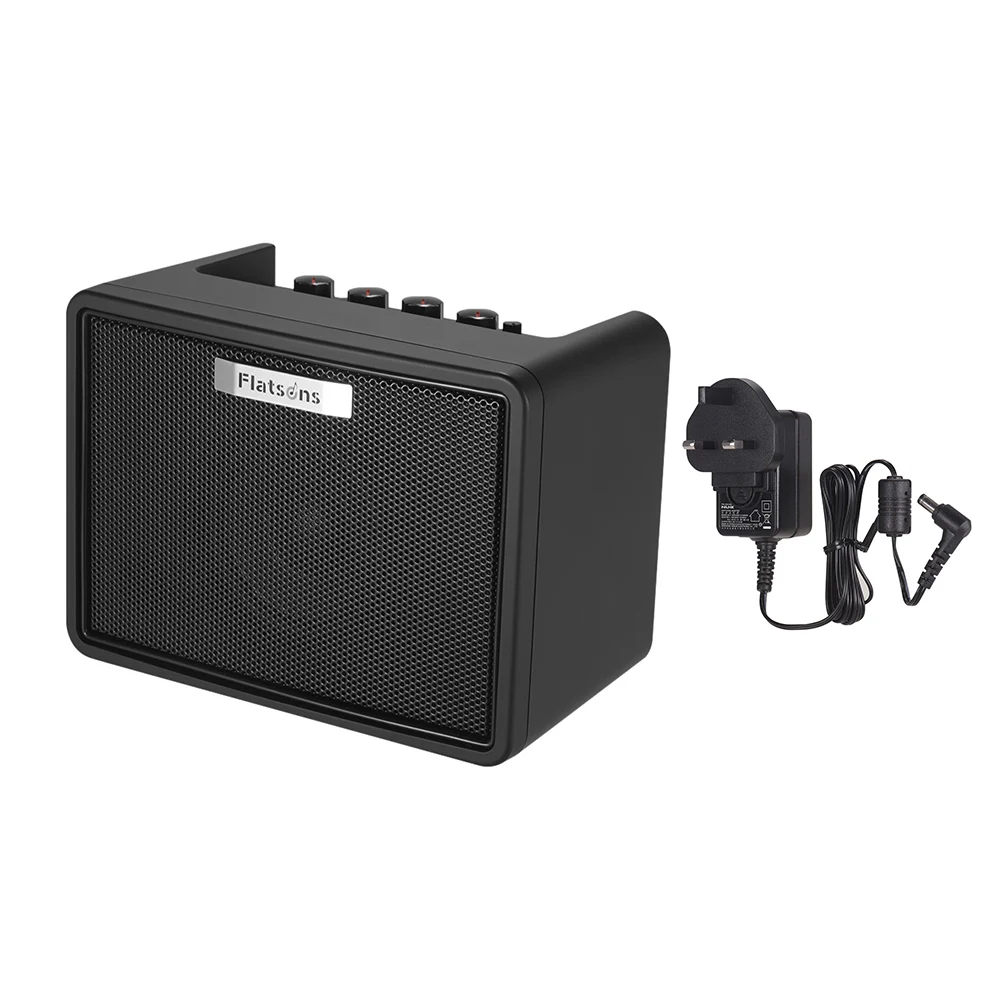 

FGA-3 Portable Guitar Amplifier Batteries USB Power Supply Mini Amp Speaker Guitar Accessories Audio Input Output Adapter