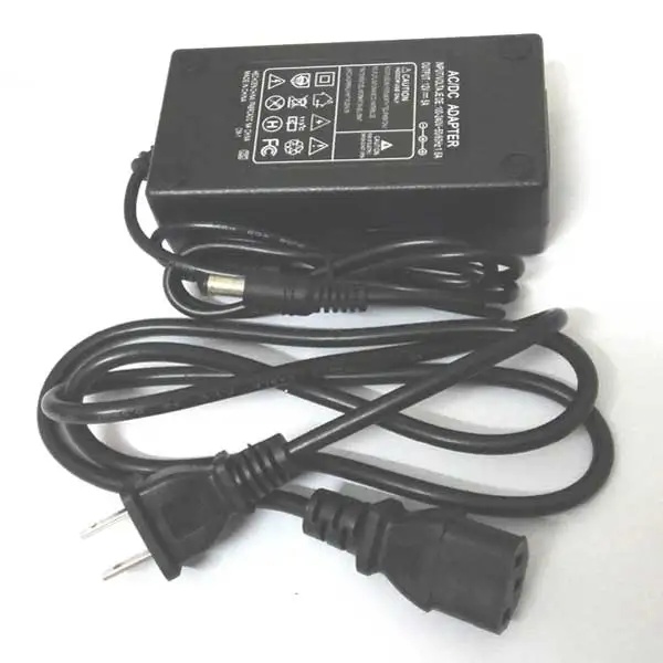 5 Ports AC/DC 1 to 5 DC POWER SUPPLY BOX 12V 5A ADAPTER for CCTV CAMERAS US plug photo