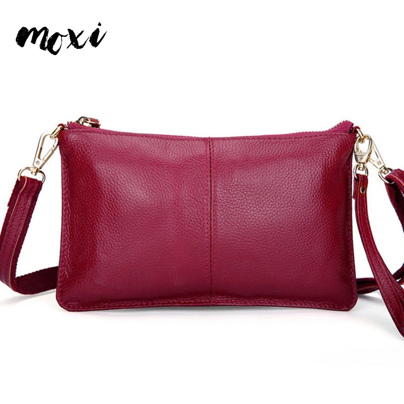 MOXI Women Daily Bag Soft Genuine Leather Women Crossbody Bag Mini