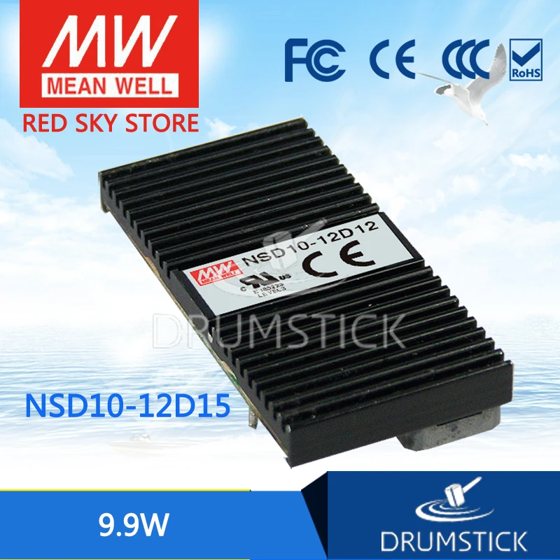 

Advantages MEAN WELL NSD10-12D15 15V 0.67A meanwell NSD10 15V 9.9W DC-DC Regulated Dual Output Converter