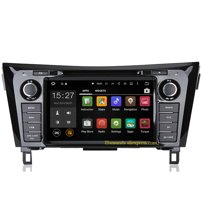 2g+16g Quad Core Android 6.0 Car Dvd For Nissan Rogue 2017 Xtrail