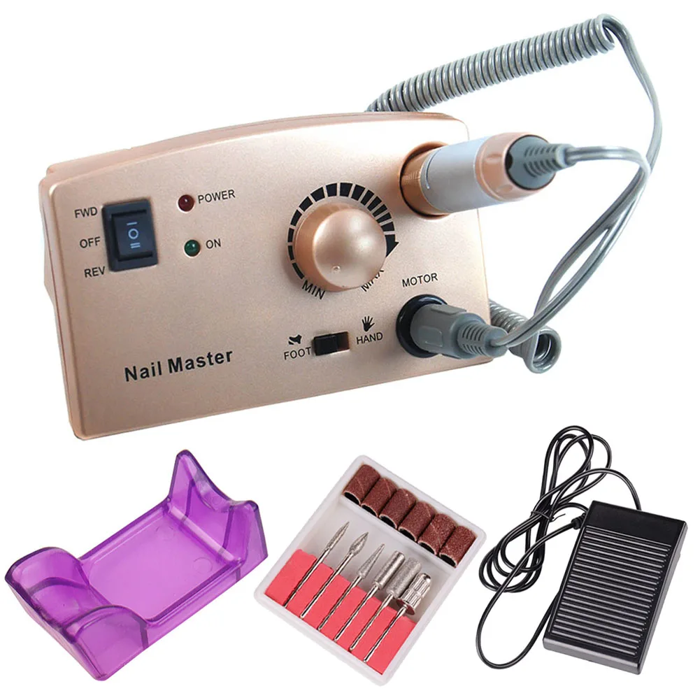 

Electric Nail Drill Machine Kit 35000 RPM Nail Cutter Bit File Manicure Pedicure Tools Set 669