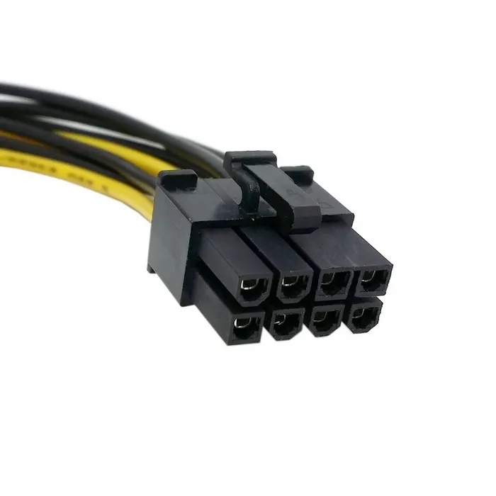 1 шт. 6 дюймовая видеокарта Molex 4 pin на 8 Pin PCI Express Pci e ATX блок питания кабель