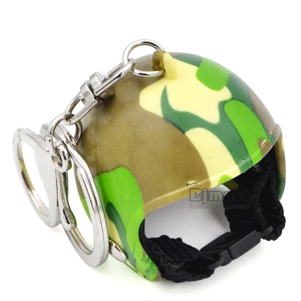Motorcycle Helmets Key chain Women Men Cute Safety Helmet Car Keychain Bags Hot Key Ring For Kawasaki Honda Yamaha (7)