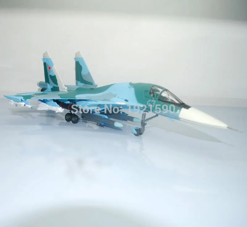 Terebo 1/72 масштаб военная модель игрушки Россия SU-34(SU34) Фланкер боевой самолет истребитель литой металлический самолет модель игрушки