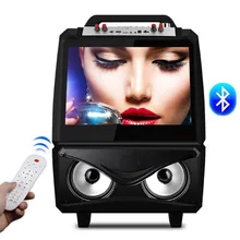 Bluetooth 15 дюймов экран вагонетки динамик колонки высокой мощности аудио FM радио портативный TF USB MP3/4 плеер зарядка видео машина