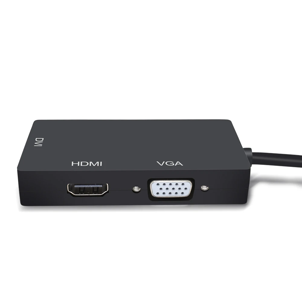 THSHRIC 3в1 Mini DP Thunderbolt Displayport Display Port To HDMI VGA DVI адаптер для Mac/iMac/Macbook Air 1080 конвертер