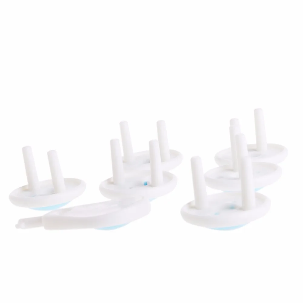 6Pcs Power Baby Electric Lock Outlet European Russian Standard 2 Plug Baby Child Infant Kids Plug Covers Safety in Socket