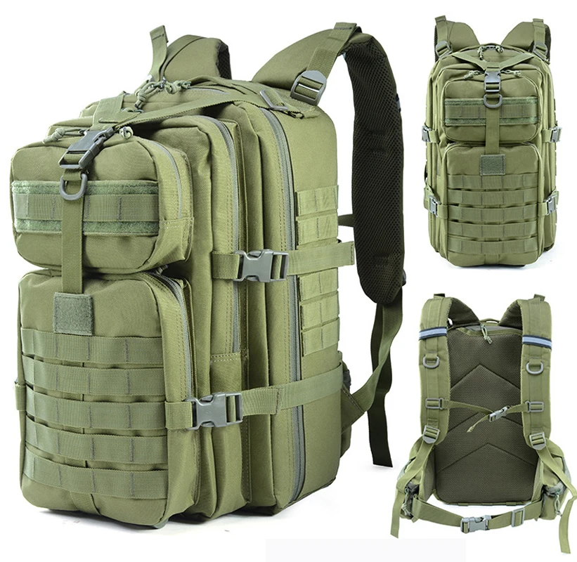 

40L Military Tactical Assault Pack 3 Day Backpack Army Molle Waterproof Camping Bug Out Bag Rucksack for Outdoor Hiking