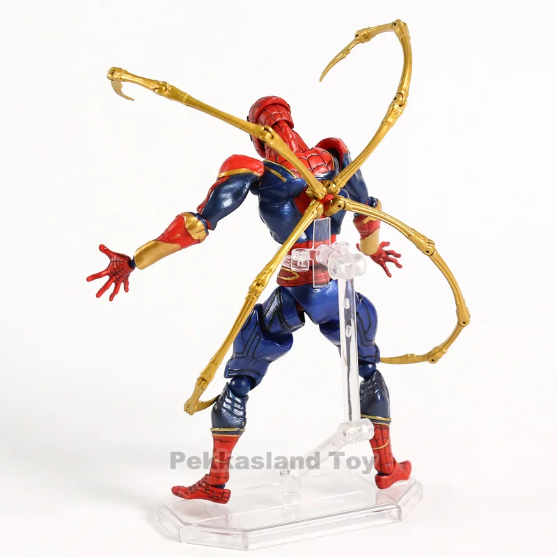 Аниме X men Amazing yamaguchi revoltech Железный Человек паук ПВХ фигурка модель человека паука