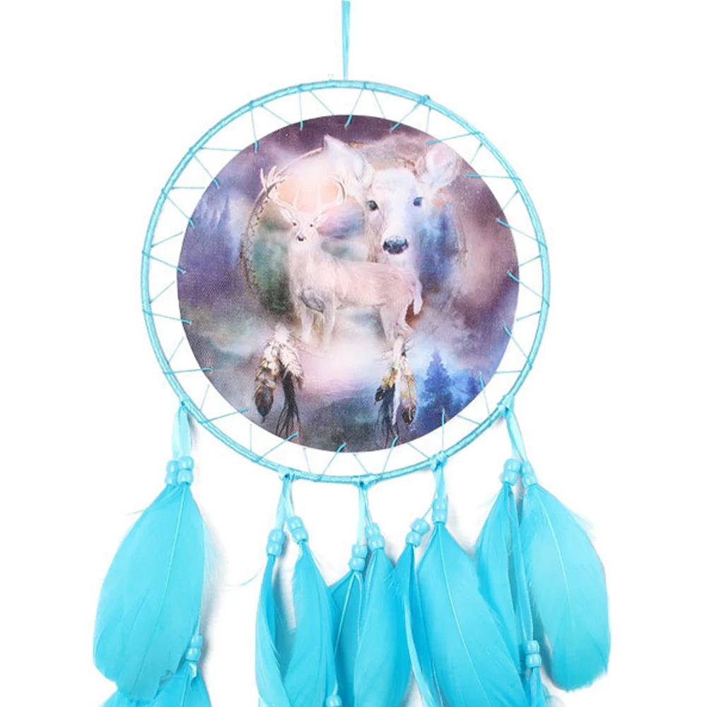 Дома висит Dream Catcher большой кружева Dream Catcher Wind Chime творческие украшения