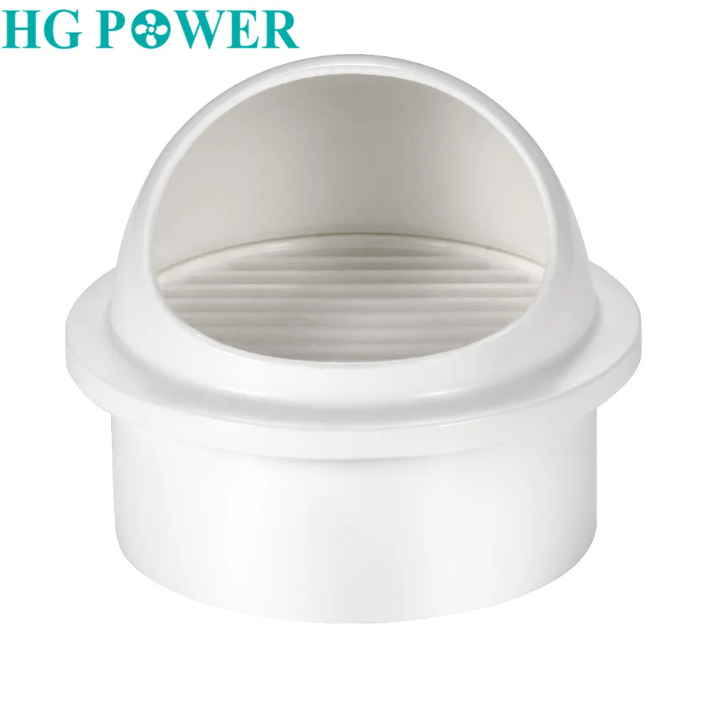 4 6 Pulgadas Abs Redondo Pared Aire Ventilacion Conducto